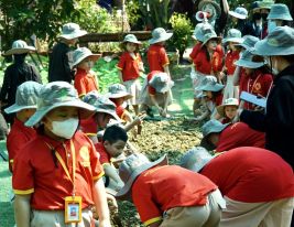 Cùng các bé tiểu học Nam Việt khám phá những điều bất ngờ tại nông trại rồng