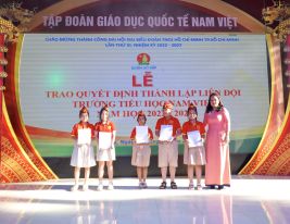 Lễ trao quyết định thành lập Liên đội Trường Tiểu học Nam Việt - Cơ sở 7 ( Quận Gò Vấp )
