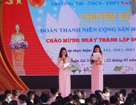 Sinh hoạt chuyên đề: “Chào mừng 90 năm Ngày thành lập Đoàn Thanh niên Cộng sản Hồ Chí Minh” 