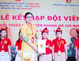 Lễ kết nạp Đội viên Trường Tiểu học Nam Việt – Cơ sở 7