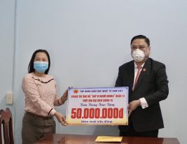 Tập đoàn Giáo dục Quốc tế Nam Việt chung tay ủng hộ Quỹ vì người nghèo Quận 12 vượt qua đại dịch Covid-19