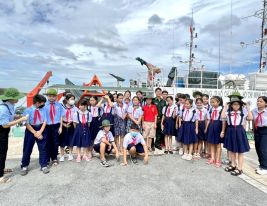 Liên đội Tiểu học Nam Việt tham dự hành trình 