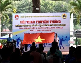 Hội thao chào mừng Kỷ niệm 41 năm Ngày Nhà giáo Việt Nam (20/11/1982-20/11/2023)