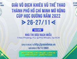 Tin vui về thành tích của học sinh trường Tiểu học Nam Việt tại giải khiêu vũ thể thao TPHCM mở rộng và cúp khiêu vũ học đường 2022