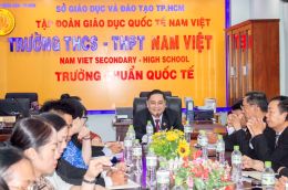 Tập đoàn GDQT Nam Việt tổ chức cuộc họp triển khai công tác chuẩn bị cho năm học mới 2023-2024