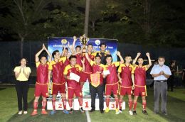 Đội bóng đá nam Tập đoàn Nam Việt vô địch tại Hội thao CNVC-LĐ huyện Hóc Môn Lần thứ 24 năm 2021.