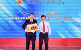 TĐ GDQT Nam Việt tổ chức thành công Lễ kỷ niệm 40 năm ngày Nhà giáo Việt Nam ( 20/11/1982 - 20/11/2022 )